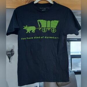 The Oregon Trail Ripple Junction You Have Died of Dysentery Mens Small T-Shirt